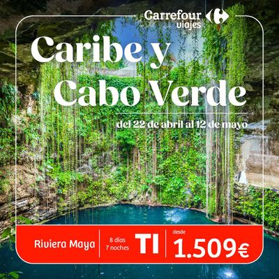 Ofertas de Viajes en Puente Genil | Riviera Maya de Carrefour Viajes | 8/5/2024 - 12/5/2024