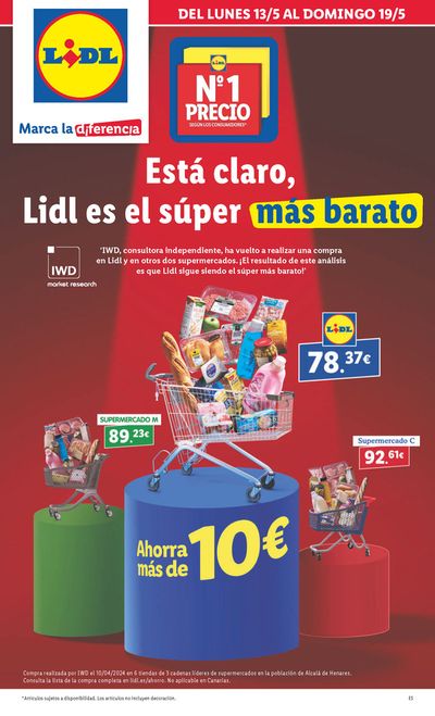 Catálogo Lidl | El súper más barato | 13/5/2024 - 19/5/2024