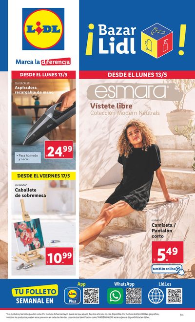 Ofertas de Hiper-Supermercados en Sant Climent | Bazar Lidl de Lidl | 13/5/2024 - 19/5/2024