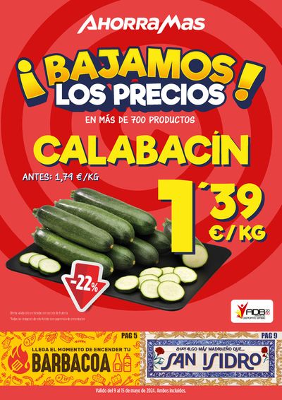 Ofertas de Hiper-Supermercados | ¡Bajamos los precios! de Ahorramas | 9/5/2024 - 15/5/2024