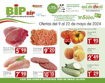 Catálogo Supermercados Bip Bip en Porreres | Ofertes Bip Bip | 9/5/2024 - 22/5/2024