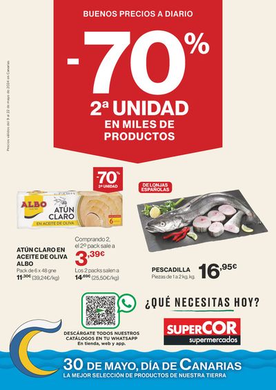 Catálogo Supercor en Santa Cruz de Tenerife | Ofertas quincenales para Canarias | 9/5/2024 - 22/5/2024