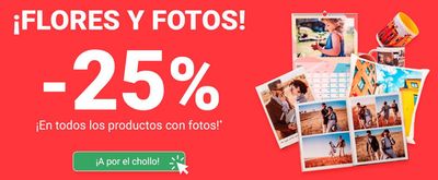 Catálogo Fotoprix en Cornellà | Flores y fotos -25%  | 9/5/2024 - 16/5/2024