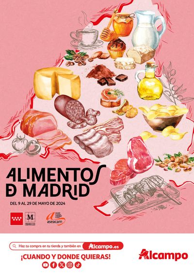 Catálogo Alcampo en Zaragoza | Alimentos de Madrid | 9/5/2024 - 29/5/2024