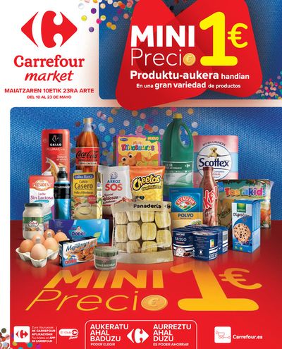 Catálogo Carrefour Market en Berango | Mini Precio 1€ | 10/5/2024 - 23/5/2024