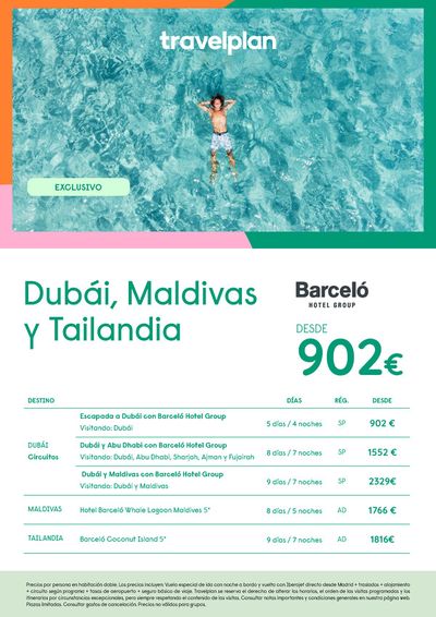 Ofertas de Viajes en Palafrugell | Travelplan DUBAI de Travelplan | 13/5/2024 - 31/5/2024