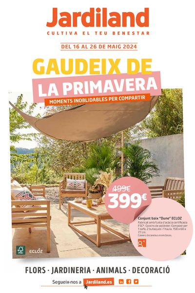 Catálogo Jardiland en Badalona | Gaudeix de la primavera | 16/5/2024 - 26/5/2024