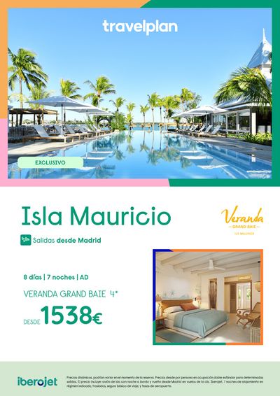 Ofertas de Viajes en Moncada | Travelplan Mauricio de Travelplan | 14/5/2024 - 24/5/2024