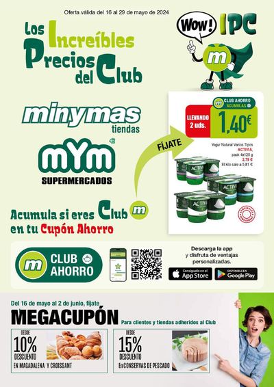 Catálogo Masymas en Nava | Ofertas folleto mYm supermercados | 16/5/2024 - 29/5/2024