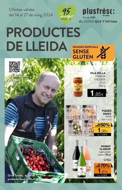 Ofertas de Hiper-Supermercados en Llavorsí | Productes De Lleida 2024 de Plusfresc | 15/5/2024 - 27/5/2024