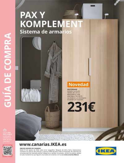 Catálogo IKEA en Tazacorte | IKEA Catálogo PAX | 15/5/2024 - 31/8/2024