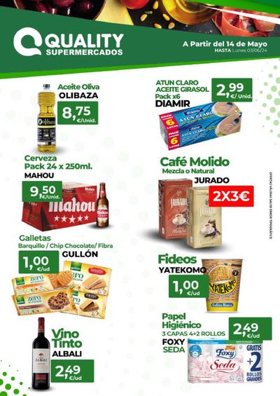 Catálogo Quality Supermercados en Alicante | A partir del 14 de Mayo | 15/5/2024 - 3/6/2024