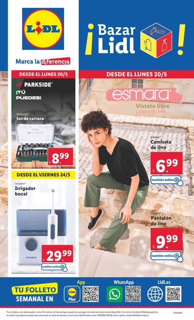 Catálogo Lidl en Alcalá de Henares | ¡Bazar Lidl! | 20/5/2024 - 26/5/2024