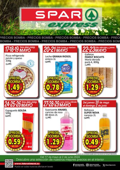 Ofertas de Hiper-Supermercados en Hornachos | SPAR Express 17 mayo - 2 junio de Marina Rinaldi | 17/5/2024 - 2/6/2024