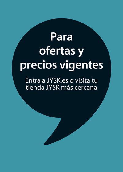 Ofertas de Hogar y Muebles en Tudela | Para ofertas y precios vigentes de JYSK | 15/5/2024 - 1/9/2024