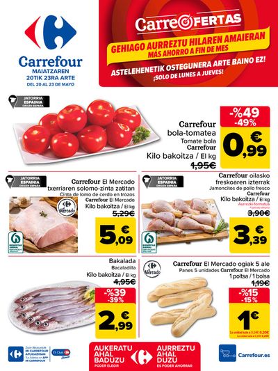 Catálogo Carrefour en Itsasondo | CARREOFERTAS | 20/5/2024 - 23/5/2024