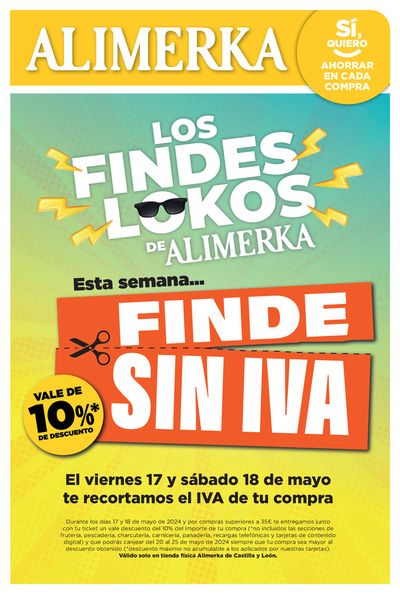 Catálogo Alimerka en Ponferrada | Fin de semana del 16 al 19 de mayo Castilla y León | 16/5/2024 - 19/5/2024