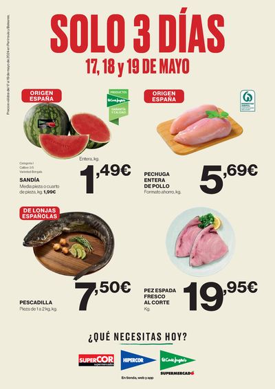 Catálogo Supercor en Málaga | Oferta solo 3 días para Península, Baleares  | 17/5/2024 - 19/5/2024