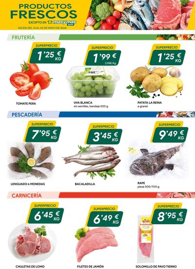 Ofertas de Hiper-Supermercados en Baños de la Encina | Catálogo Masymas de Masymas | 17/5/2024 - 22/5/2024
