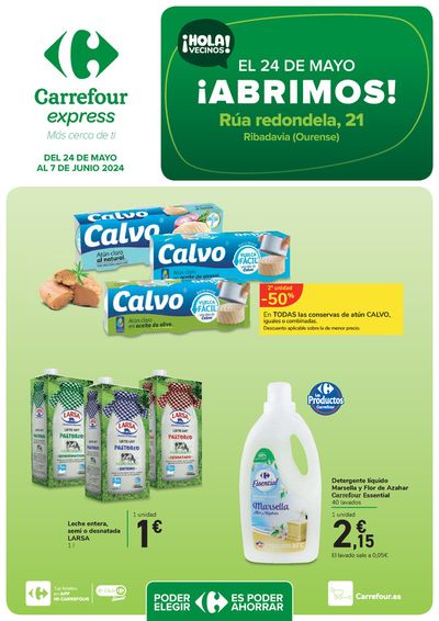 Catálogo Carrefour Express en Melón | ¡ABRIMOS! Ourense | 24/5/2024 - 7/6/2024