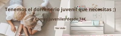 Ofertas de Hogar y Muebles en Santa Coloma de Gramenet | Tenemos el dormitorio juvenil que necesitas. Cames juveniles desde 74€ de Muebles Sayez | 20/5/2024 - 27/5/2024