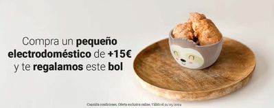 Ofertas de Hogar y Muebles en Valencia | Compara un pequeño electrodoméstico de + 15€ y te regalamos este bol de Ale-Hop | 21/5/2024 - 28/5/2024