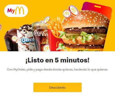 Catálogo McDonald's en Arona | ¡Listo en 5 minutos! | 21/5/2024 - 24/5/2024