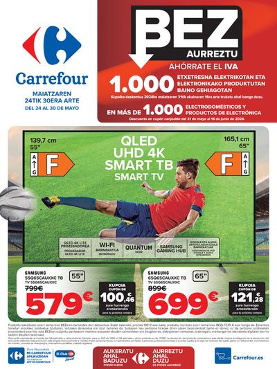 Catálogo Carrefour en Itsasondo | AHÓRRATE EL IVA | 24/5/2024 - 30/5/2024