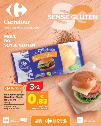 Catálogo Carrefour en Palau-saverdera | SIN GLUTEN | 24/5/2024 - 5/6/2024