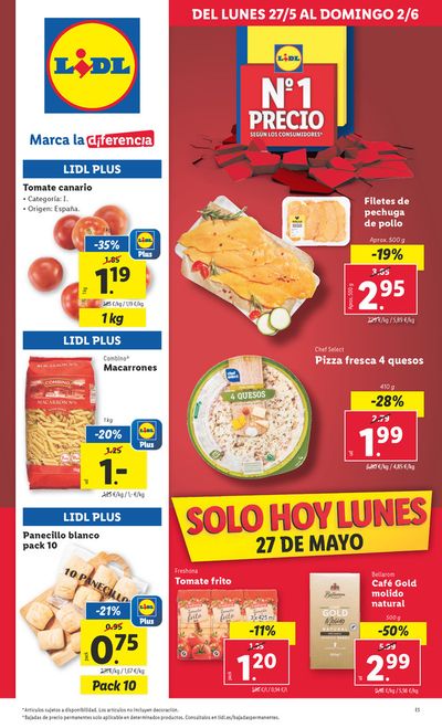 Ofertas de Hiper-Supermercados en Alcalá de Guadaira | Precio nº1 de Lidl | 27/5/2024 - 2/6/2024