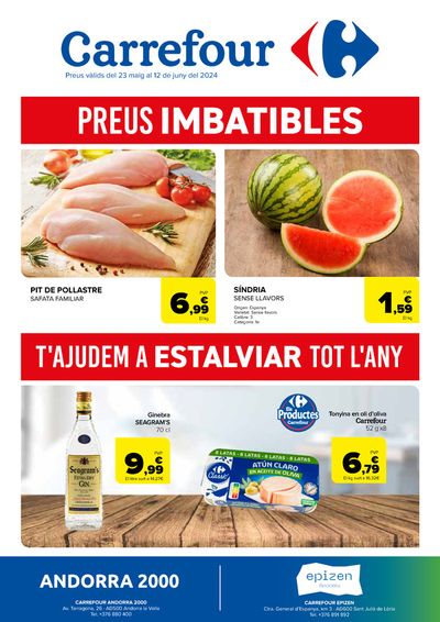 Ofertas de Hiper-Supermercados en Sant Julià de Lòria | Preus Imbatibles de Andorra 2000 | 23/5/2024 - 12/6/2024