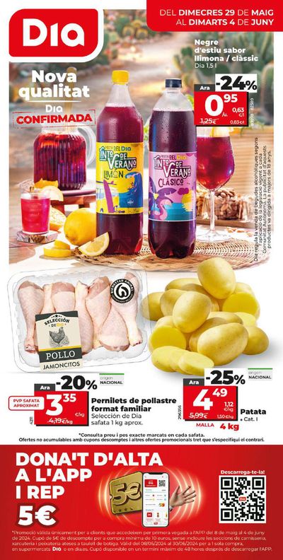 Ofertas de Hiper-Supermercados en Port de la Selva | Nueva calidad Dia del 29 al 04 de junio de Dia | 29/5/2024 - 4/6/2024