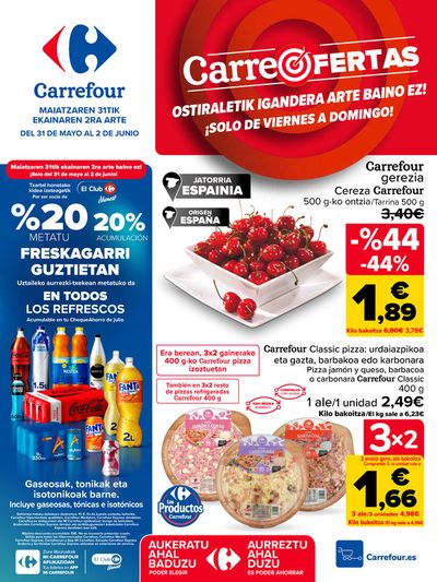 Catálogo Carrefour en Ilarduya | CARREOFERTAS | 31/5/2024 - 2/6/2024