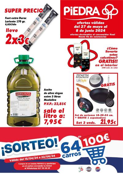 Catálogo Supermercados Piedra en Almàssera | Del 27 de mayo al 8 de junio | 29/5/2024 - 8/6/2024