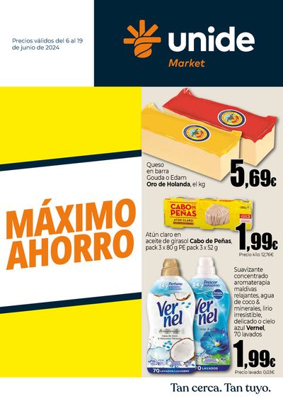 Ofertas de Hiper-Supermercados en Taibique | Máximo Ahorro Canarias de Unide Market | 6/6/2024 - 19/6/2024