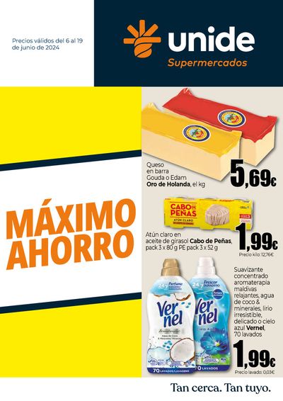 Ofertas de Hiper-Supermercados en Taibique | Máximo Ahorro Canarias de Unide Supermercados | 6/6/2024 - 19/6/2024