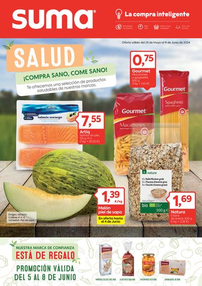 Catálogo Suma Supermercados en Palma de Mallorca | Oferta válida del 29 de Mayo al 11 de Junio de 2024 | 31/5/2024 - 11/6/2024