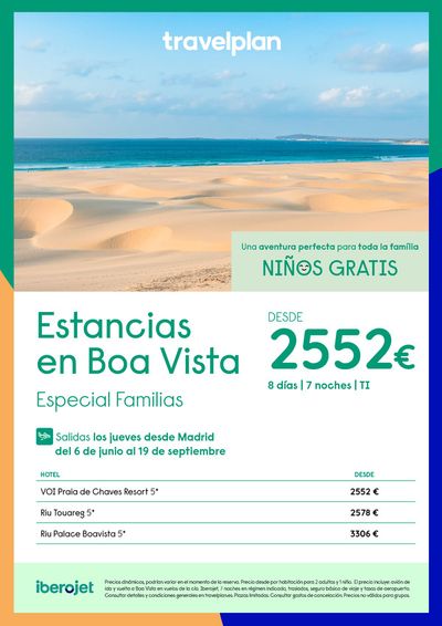 Ofertas de Viajes en Calahorra | Travelplan Isla de Boa Vista de Travelplan | 31/5/2024 - 5/6/2024