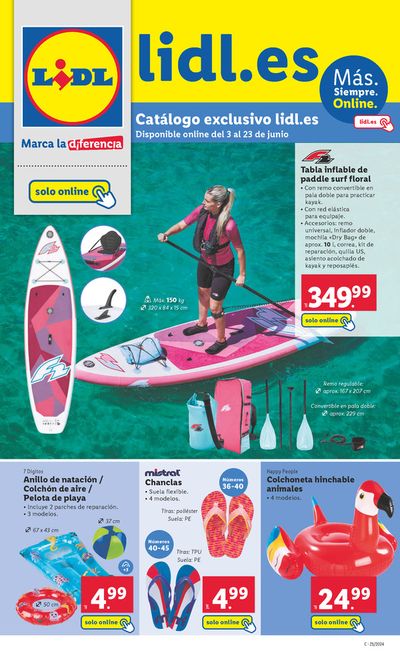 Catálogo Lidl en Ferrol | Disponible online del 3 al 23 de junio | 3/6/2024 - 23/6/2024
