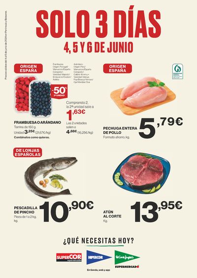 Catálogo Supercor en Albarizas | Oferta solo 3 días para Península, Baleares y Canarias | 4/6/2024 - 6/6/2024