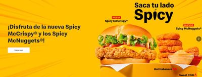 Ofertas de Restauración en Miño | Nueva Spicy McCrispy de McDonald's | 4/6/2024 - 30/6/2024