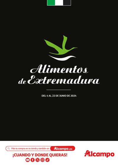 Catálogo Alcampo en Madrid | Alimentos de Extremadura | 5/6/2024 - 22/6/2024