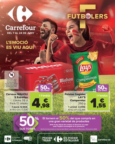Catálogo Carrefour en Barcelona | FUTBOLEROS | 7/6/2024 - 24/6/2024