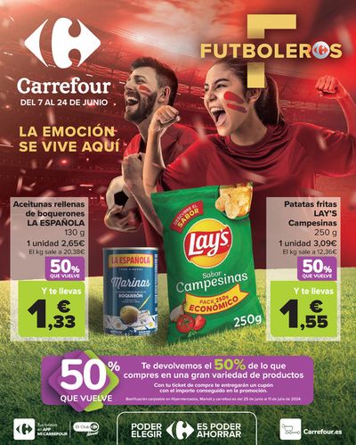 Catálogo Carrefour en Soutelo de Montes | ESPECIAL EUROCOPA (Alimentación) | 7/6/2024 - 24/6/2024