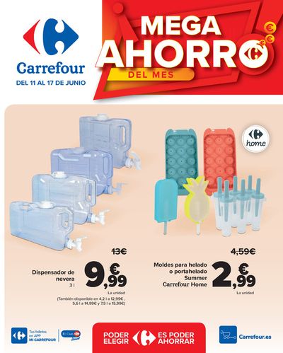 Ofertas de Hiper-Supermercados | MEGA AHORRO de Carrefour | 11/6/2024 - 17/6/2024