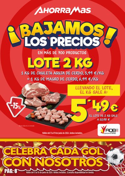 Catálogo Ahorramas en Peguerinos |  ¡Bajamos los precios! | 13/6/2024 - 19/6/2024