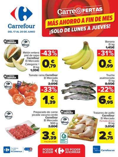 Ofertas de Hiper-Supermercados en Sevilla |  CARREOFERTAS de Carrefour | 17/6/2024 - 20/6/2024