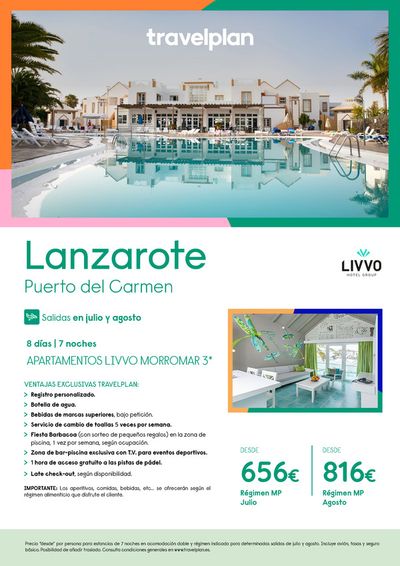 Ofertas de Viajes | Travelplan Lanzarote de Travelplan | 14/6/2024 - 30/6/2024