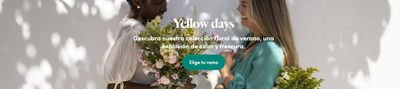 Ofertas de Bodas en Rota | Yellow Days de Interflora | 18/6/2024 - 23/6/2024