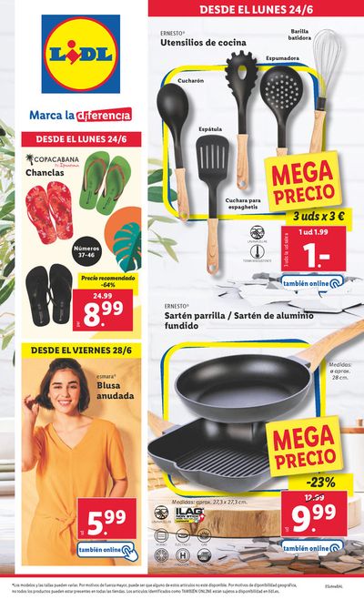 Ofertas de Hiper-Supermercados en San Cayetano | ¡Bazar Lidl! de Lidl | 24/6/2024 - 30/6/2024